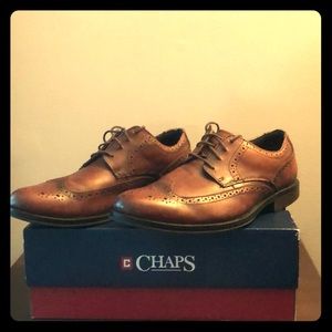 Chaps Wingtip dress shoe